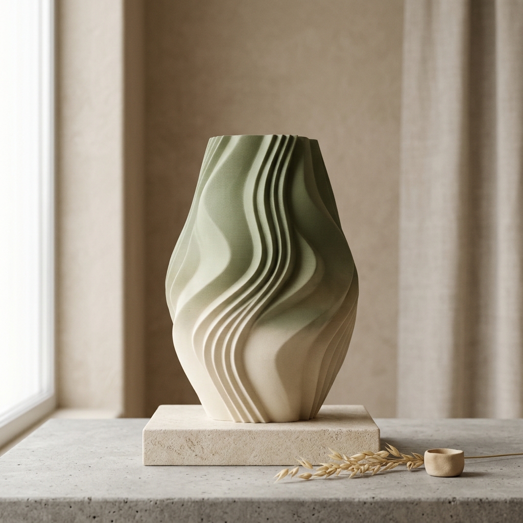 Ripple Sculptural Vase
